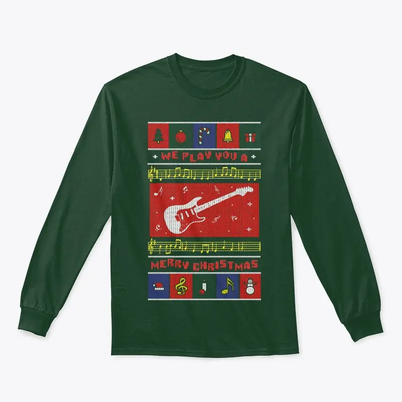 Electric Guitar Ugly Christmas