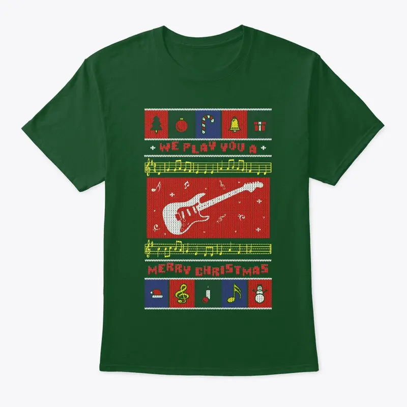 Electric Guitar Ugly Christmas