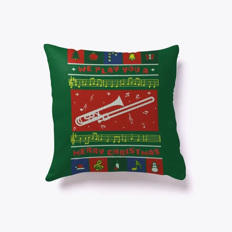 Bass Trombone Ugly Christmas